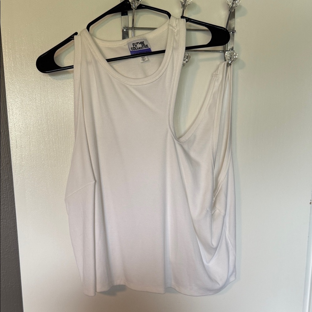 Elegant White Tank Top by Active Collective